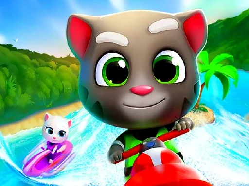 Cartoon Talking Tom Jigsaw: Piece Party
