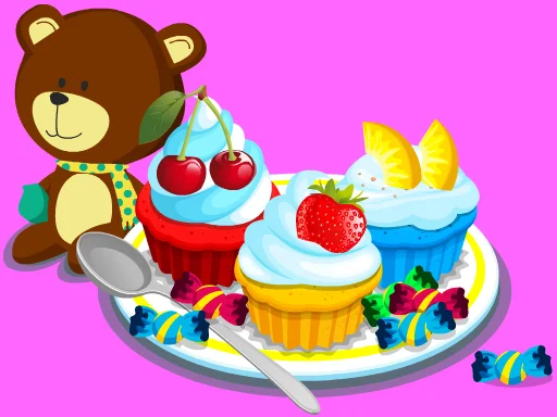 Color Splash Cupcakes: Bakery Palette Play