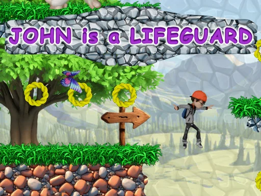 John is a lifeguard: Reflex Rush